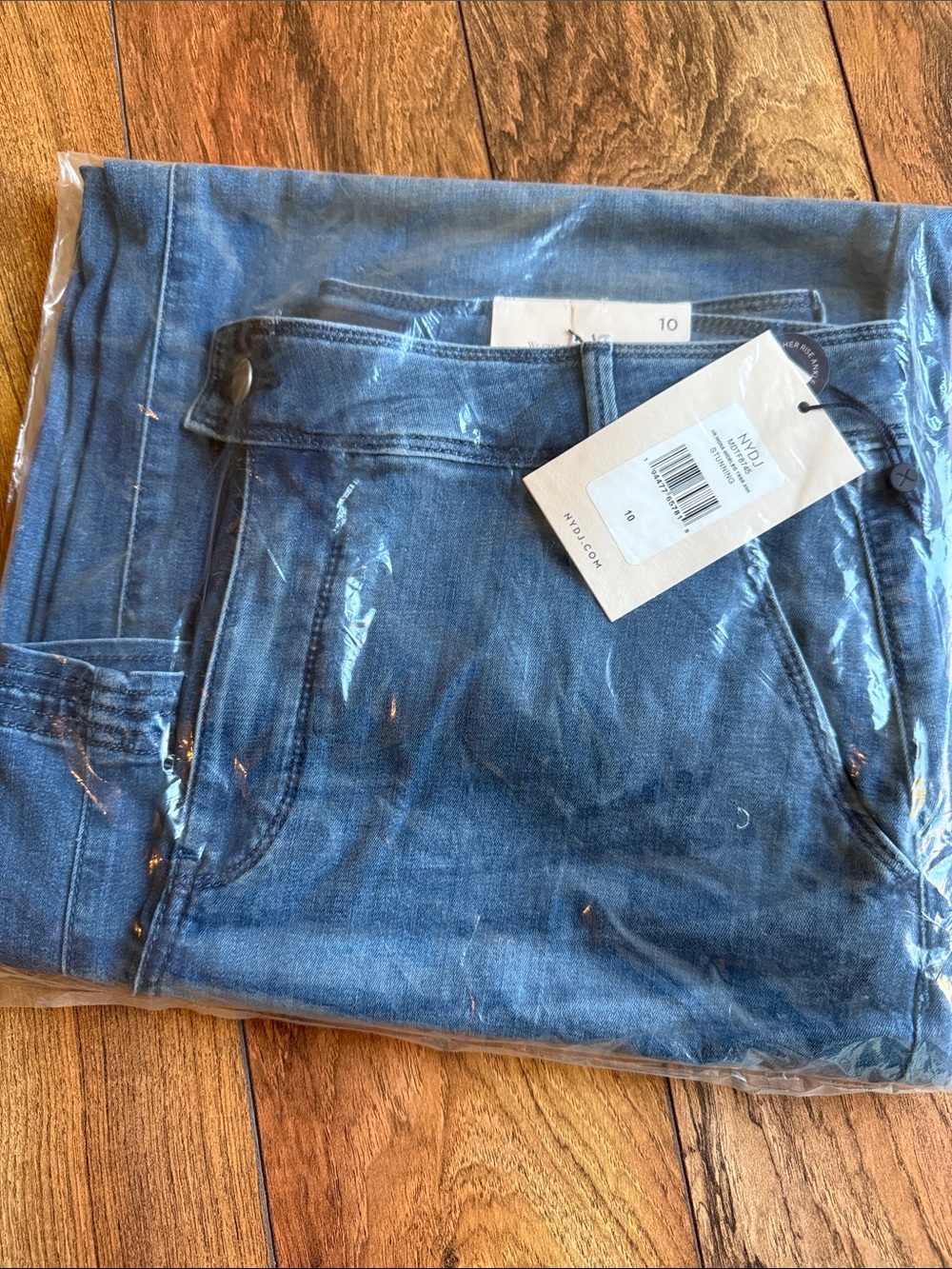 NYDJ Women's Ankle Cropped Jeans in Classic Blue Wash